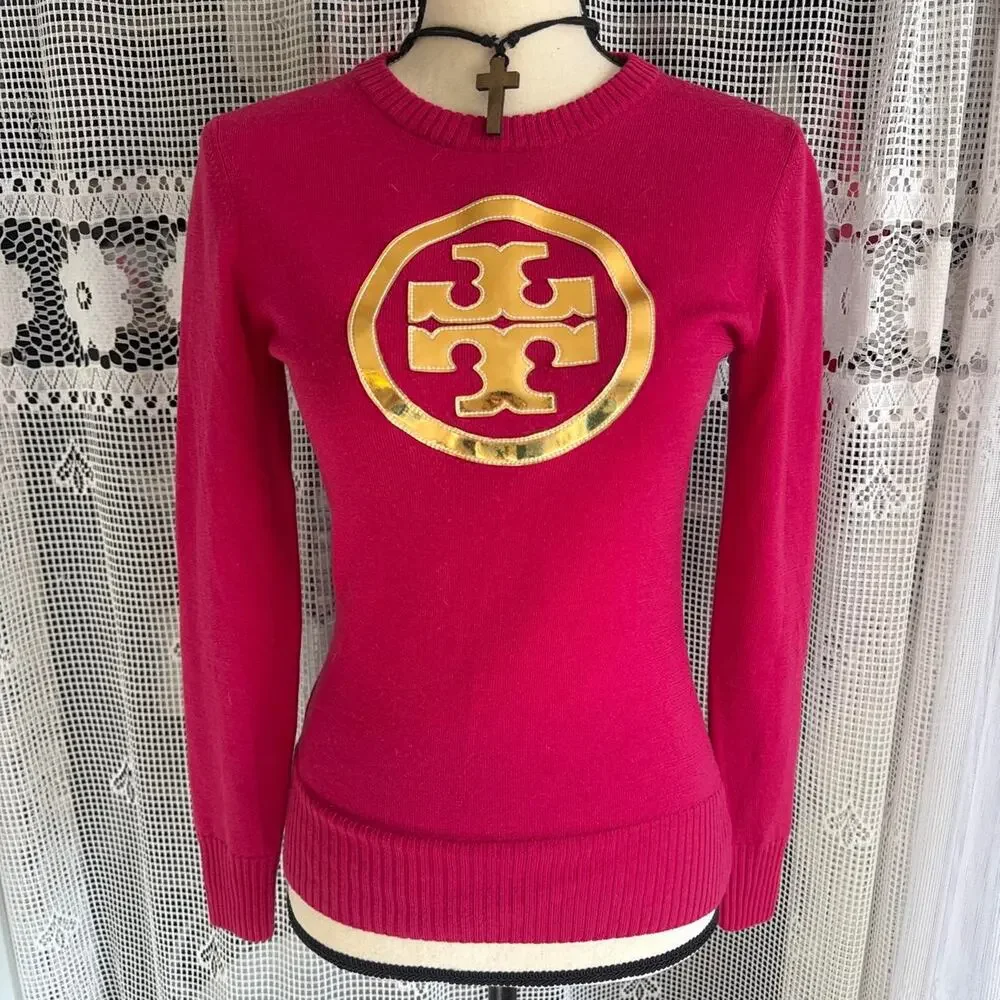 Y2k tory burch hot pink